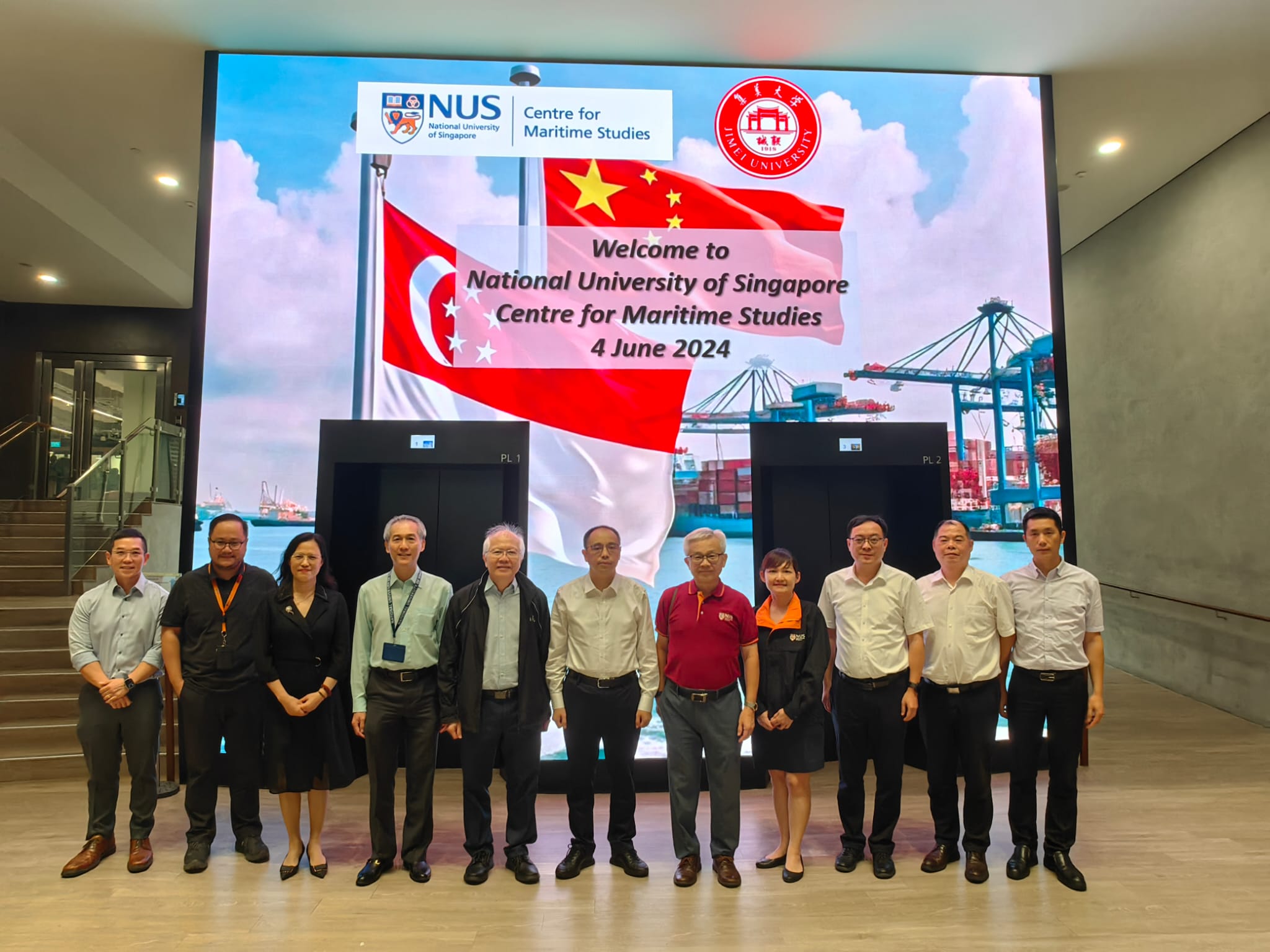 Jimei University Visit Group Photo 01