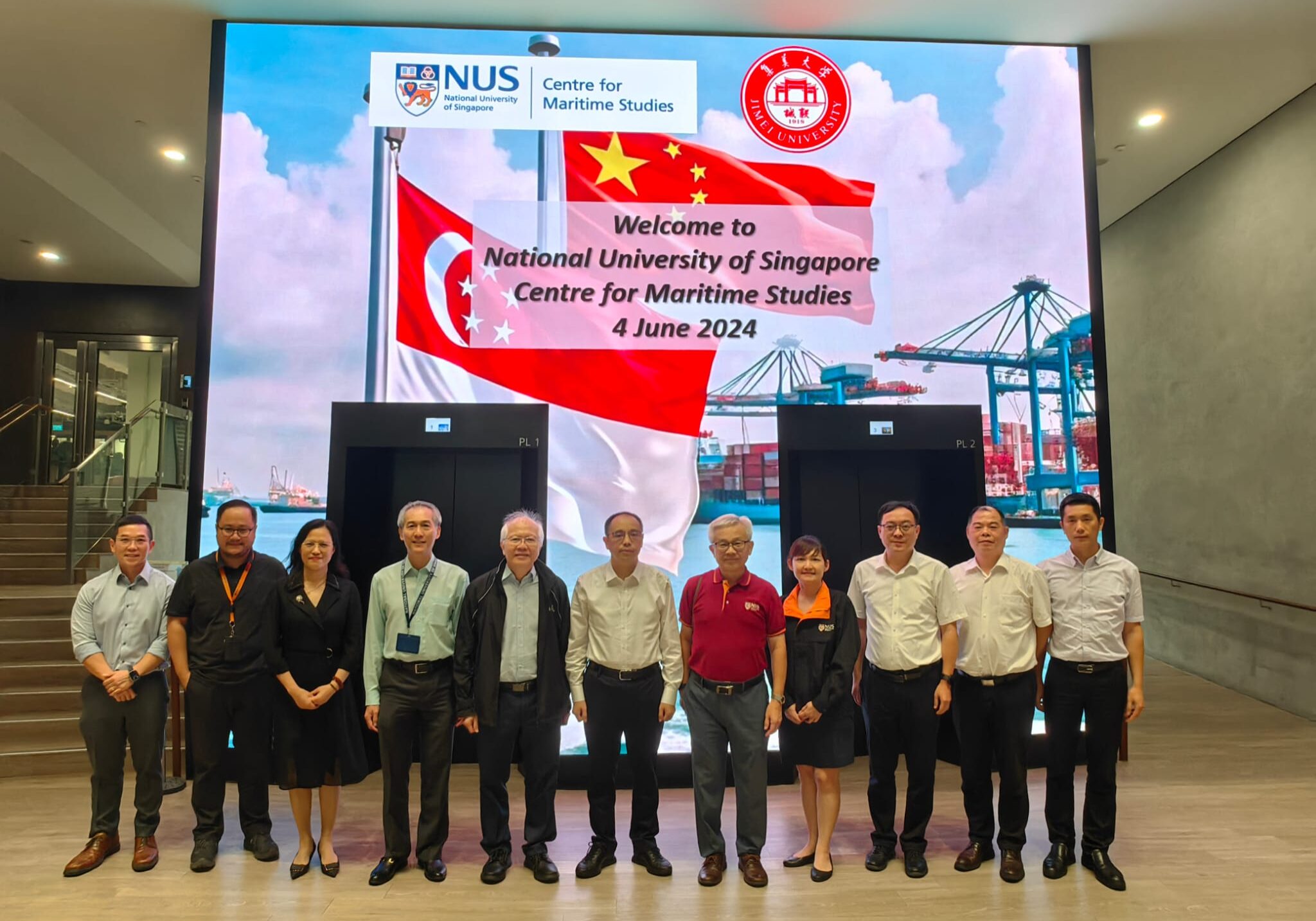 Jimei University Visit Group Photo 01